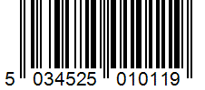 Barcode 5034525010119