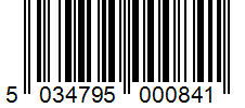 Barcode 5034795000841