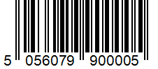 Barcode 5056079900005