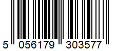 EAN Barcode for 5056179303577