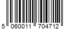 Barcode 5060011704712