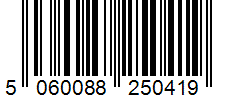 Barcode 5060088250419