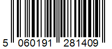Barcode 5060191281409