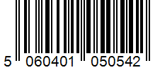 Barcode 5060401050542