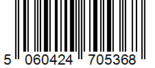 Barcode 5060424705368