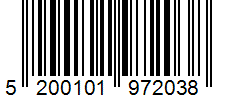 Barcode 5200101972038