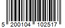 Barcode 5200104102517