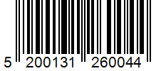 Barcode 5200131260044