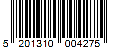 Barcode 5201310004275