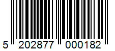 Barcode 5202877000182