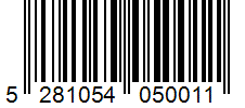 Barcode 5281054050011