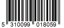 Barcode 5310099018059