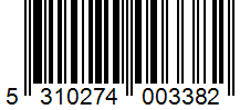 Barcode 5310274003382
