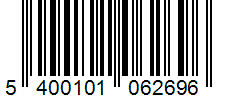 Barcode 5400101062696