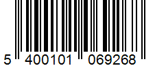 Barcode 5400101069268