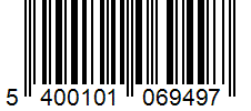 Barcode 5400101069497