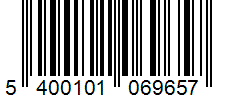 Barcode 5400101069657