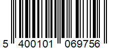 Barcode 5400101069756