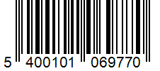 Barcode 5400101069770