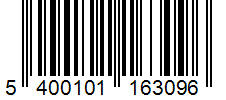 Barcode 5400101163096