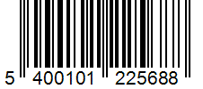 Barcode 5400101225688