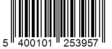 Barcode 5400101253957