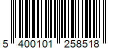 Barcode 5400101258518