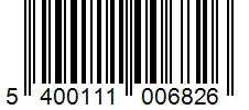 Barcode 5400111006826