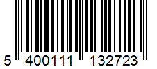 Barcode 5400111132723