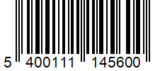 Barcode 5400111145600