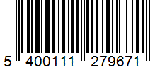 Barcode 5400111279671