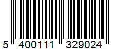 Barcode 5400111329024