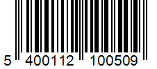 Barcode 5400112100509