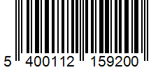 Barcode 5400112159200