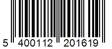 Barcode 5400112201619