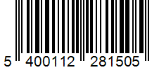 Barcode 5400112281505