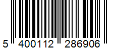 Barcode 5400112286906
