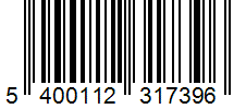 Barcode 5400112317396