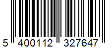 Barcode 5400112327647