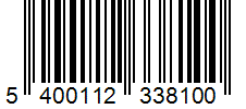 Barcode 5400112338100