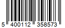 Barcode 5400112358573