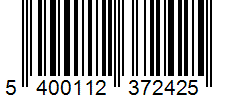 Barcode 5400112372425