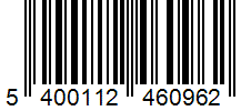Barcode 5400112460962