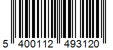 Barcode 5400112493120