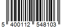 Barcode 5400112548103