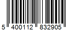 Barcode 5400112832905