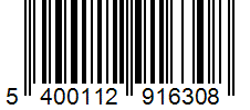 Barcode 5400112916308