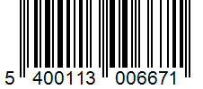 Barcode 5400113006671