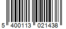 Barcode 5400113021438
