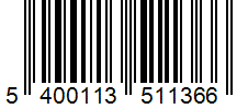 Barcode 5400113511366